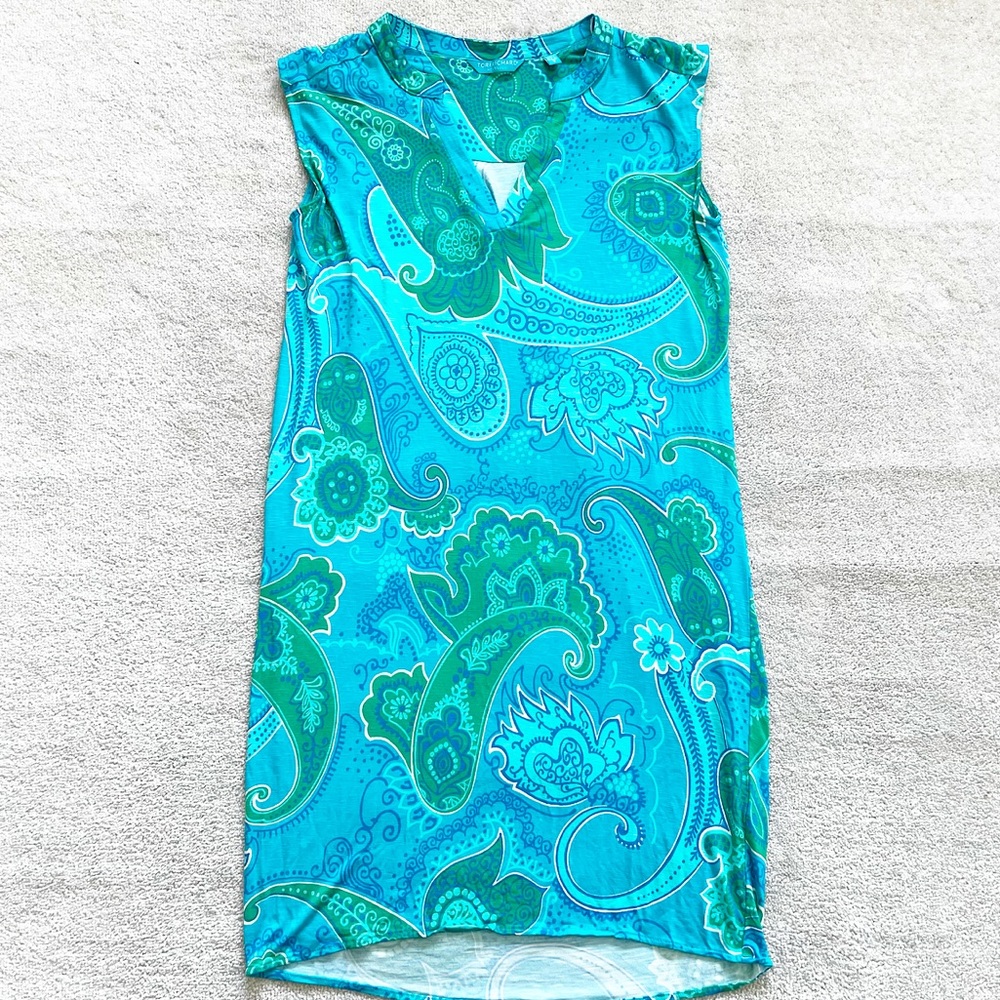 TORI RICHARD HONOLULU DON'T BE BLUE ALEXIA DRESS SIZE SMALL VACATION RESORT - Picture 2 of 11